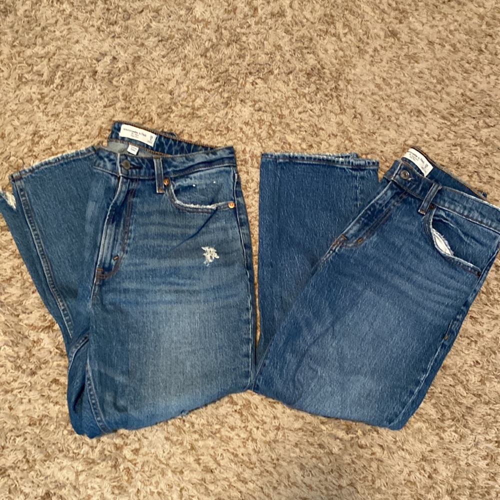 2 Pairs of Abercrombie and Fitch Jeans